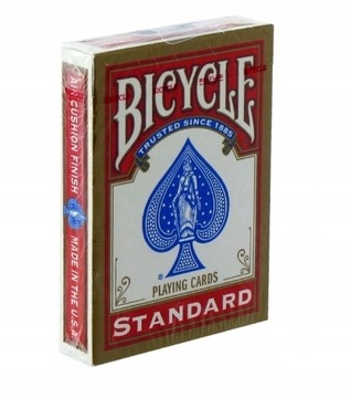 BICYCLE karty do gry STANDARD RIDER new poker RED
