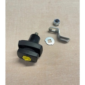 Замок на люк рундука дачи, кемпера, черный СТС