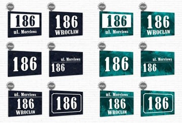 Номер дома БОЛЬШАЯ АЛЮМИНИЕВАЯ АДРЕСНАЯ ТАБЛИЧКА