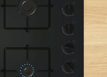 BOSCH комплект черный духовой шкаф + газовая варочная панель