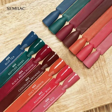 SEMILAC HYBRID POLISH 402 ПРЯНАЯ ТЫКВА 7МЛ