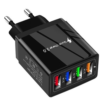 USB-адаптер питания, домашнее настенное зарядное устройство, вилка европейского стандарта для