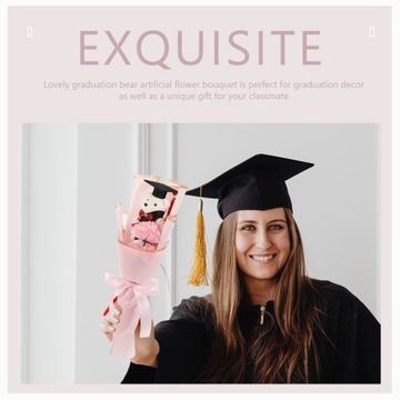 Girl Gift Dr Bear Bouquet Graduation Plush