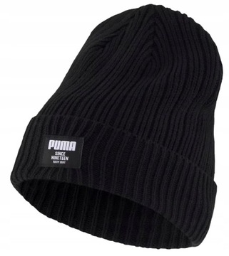 Puma czapka zimowa ciepła czarna beanie unisex