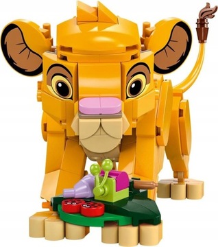 LEGO DISNEY 6+ КОРОЛЬ ЛЕВ ЛЬВЕНОК СИМБА 43243