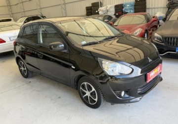 Mitsubishi Space Star Hatchback 5d 1.2 80KM 2014 Mitsubishi Space Star 1.2 BENZ 80 KM 2015r 1 Wlasciciel Warszawa, zdjęcie 1