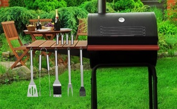 НАБОР ИНСТРУМЕНТОВ ДЛЯ ГРИЛЯ 15 ШТ. НЕРЖАВЕЮЩАЯ СТАЛЬ