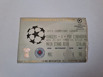 GLASGOW RANGERS - SPORTING LIZBONA 20-10-1999