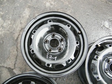 4× DISK OCELOVÝ VOLKSWAGEN OE VW POLO SKODA FABIA IBIZA 6.0" X 14" 5X100 ET 37