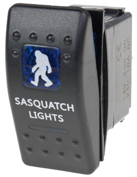 CARLING PRZELACZNIK IP68 WLACZNIK LED 12-24V 20A NIEBIESKI SASQUATCH LIGHTS