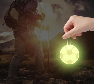 Светоотражающий брелок-кулон Светоотражающий гаджет для рюкзака для футбола