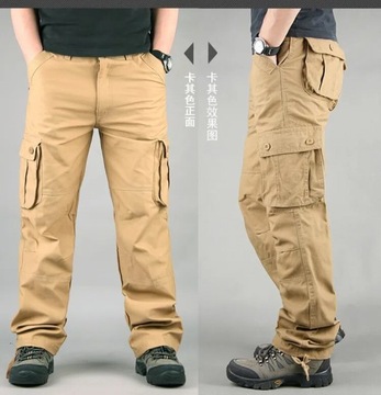 Handsome men's pants overalls cargo pants men loos