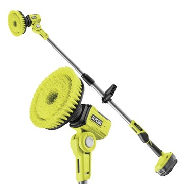 ВРАЩАЮЩАЯСЯ АККУМУЛЯТОРНАЯ ЩЕТКА RYOBI ТЕЛЕСКОПИЧЕСКАЯ СТРЕЛКА 18 В R18TPS SOLO