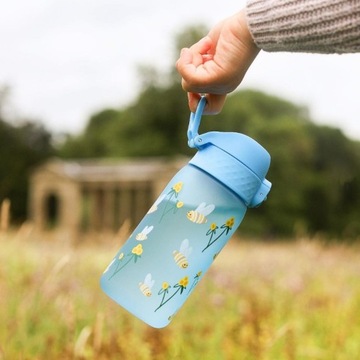 Детская бутылочка для воды, плотно закрывающаяся бутылочка для поездок, Bees ION8, 0,35 л
