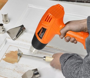 ЭЛЕКТРИЧЕСКАЯ ТЕПЛОВАЯ ПИСТОКА 2000ВТ 550C 2 МЕХАНИЗМА 4 НАСОСКИ