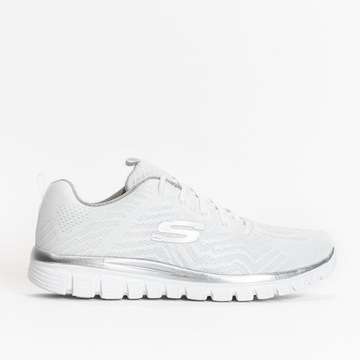 Skechers Buty Damskie Sportowe Graceful Get Connected białe 38,5 EU