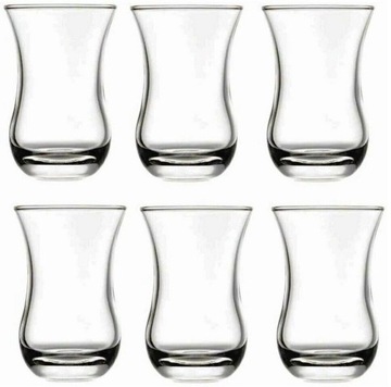 6x SZKLANKA AIDA GŁADKA TULIPAN 160 ml PASABAHCE SZKŁO TURCJA