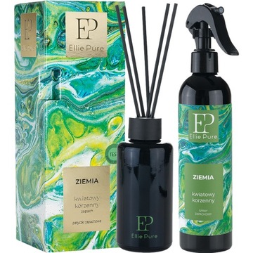 Dyfuzor zapachowy ELEMENTS ZIEMIA 80ml + Spray Zapachowy 300ml