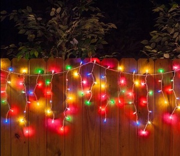ICILS ГИРЛАНДНАЯ ШТОРА 500 LED МНОГОЦВЕТНАЯ + ВСПЫШКА