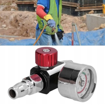 РЕГУЛЯТОР ДАВЛЕНИЯ ВОЗДУХА 1/4 10BAR ДЛЯ КРАСКОПУЛЬТА