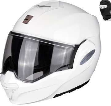 Kask SCORPION KASK EXO-TECH SOLID WHITE S