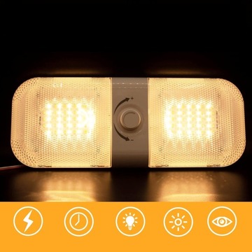 120LED 12V ПОТОЛОЧНАЯ ЛАМПА С ВЫКЛЮЧАТЕЛЕМ ДЛЯ КАМЕРЫ ЛОДКИ