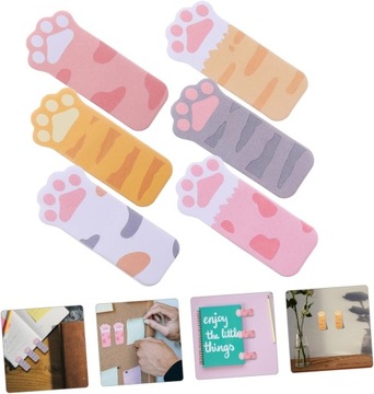 6 наборов стикеров «Кошачья лапка». Самоклеящиеся наклейки Me