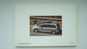 Peugeot 307 SW 2005-2008 Польская красочная книга 2006 Оригинал