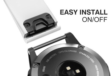 БЕЛЫЙ Ремешок Garmin FENIX 6X PRO QuickFit длиной 26 мм