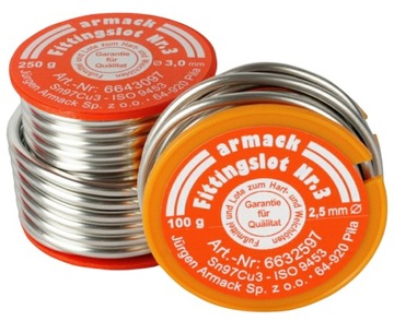 CYNA DO LUTOWANIA LUT MIĘKKI DO MIEDZI 2,5 x 100G