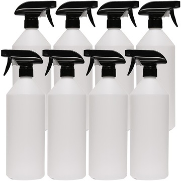 BUTELKA 1L ZE SPRYSKIWACZEM 8 SZTUK POJEMNIK ATOMIZER ROZPYLACZ 1000ml