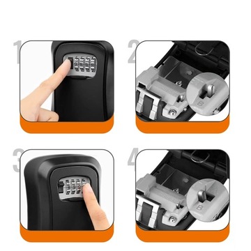 МЕТАЛЛИЧЕСКИЙ ЯЩИК, КАССЕТА, СЕЙФ ДЛЯ КЛЮЧЕЙ, КОМБИНАЦИЯ, ПЕРЕМЕННЫЙ КОД, ШКАФНИК