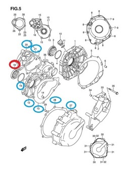 ЗАГЛУШКА SUZUKI GSX-S GSX-R GSR 600 750 1000 OE 09259-36021