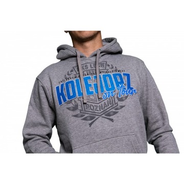 BLUZA LECH POZNAŃ KOLEJORZ ON TOUR SZARA M