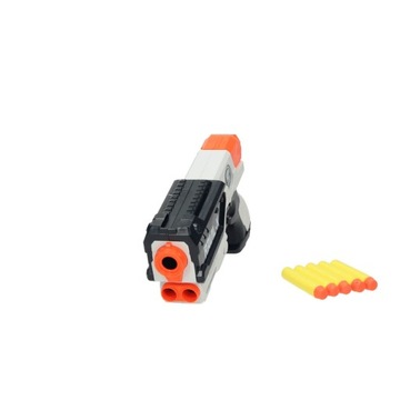 TOI-TOYS FOAM STRIKEX ПИСТОЛЕТ БЕЛЫЙ L +3 СТРЕЛКИ
