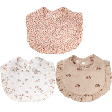 3 sztuki śliniaczków dla niemowląt Drool Bandana dla niemowląt Drool Bib Ba