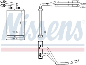 RADIÁTOR NISSENS 73990 6448K8