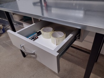 Стол упаковочный 120 х 70, столешница стальная.