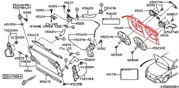 POUZDRO VENTILÁTORŮ SUBARU BRZ 2.4 ORIGINÁLNÍ 2022-