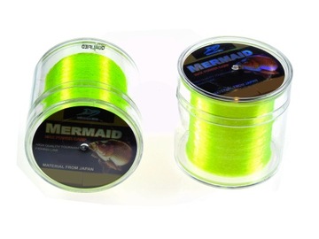 MERMAID CARP FLUO LINE 0,40 ММ 25 кг 500 м ТОНУЩАЯ КОРМУШКА НА ЗЕМЛЕ