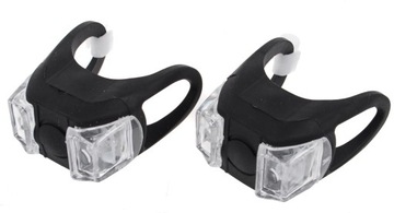 КОМПЛЕКТ ВЕЛОСИПЕДНЫХ ФОНАРОВ ПЕРЕДНЕЕ И ЗАДНЕЕ СВЕТОДИОДНОЕ ОСВЕЩЕНИЕ