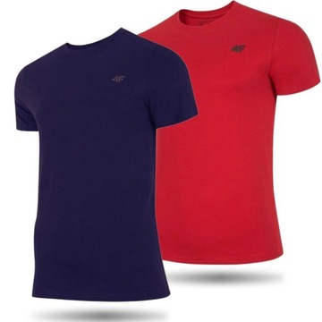 ZESTAW 3x KOSZULKA MĘSKA SPORTOWA 4F T-SHIRT BLUZKA NA CO DZIEŃ