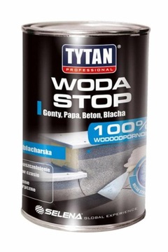 TYTAN USZCZELNIACZ DEKARSKI WODA STOP czarny 1kg