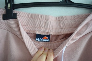 Ellesse joggery pudrowy róż spodnie damskie treningowe dresowe 38 m