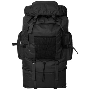 Plecak XXL w wojskowym stylu, 100 L, czarn