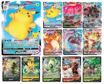 KARTY POKEMON V I VMAX 30 SZTUK ZESTAW PREZENT