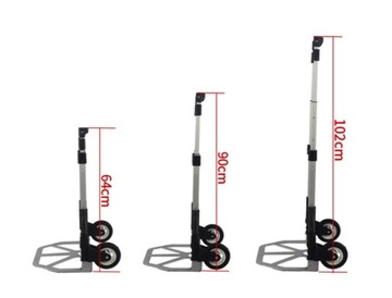 Складная переносная тележка для перевозки багажа