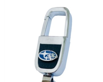 BRELOK DO KLUCZY SUBARU BRELOCZEK METAL SKÓRA