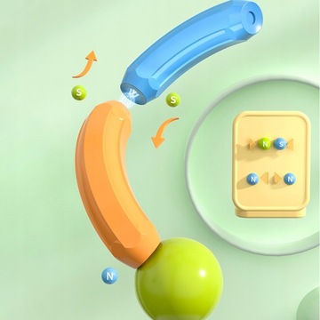 МАГНИТНЫЕ БЛОКИ МАГНИТНЫЕ ПАЛОЧКИ Образовательный конструктор из 45 ЭЛЕМЕНТОВ.