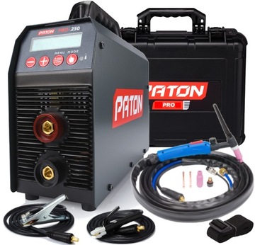 SPAWARKA MMA PATON PRO-250 UCHWYT TIG LIFT MIG/MAG